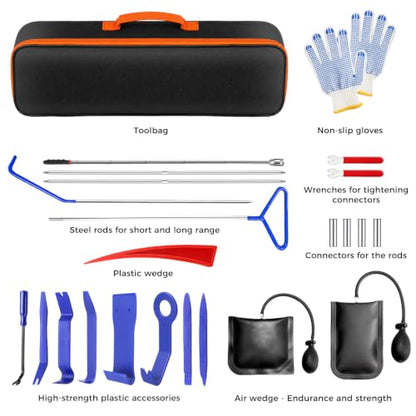 24-Piece Automotive Tool Kit with Carrying Bag for Vehicle Maintenance