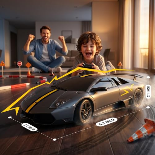 1:24 Official Licensed Lamborghini Murcielago LP670-4 Superveloce RC Car | Official Lamborghini replica,2.4G stable signal,rubber racing tires,ideal gift toy for boys ages 4-7, 8-12 and adults - color: Lambo-1:24 Lambo Murciélago Sv