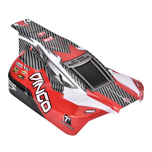 Dilwe RC Truck Body Shell, ABS RC Car 1/16 Scale Off Road Body Shell for REMO RC Upgrade Accessory, Replacement RC Car Body Shell Cover RC Parts RC Accessories(Red)