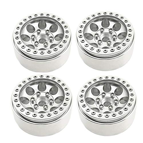 Aluminum 1.9" Beadlock Wheels Rims for Axial SCX10 II III TRX4 TRX6 | 1/10th RC Crawler Car Upgrades Parts