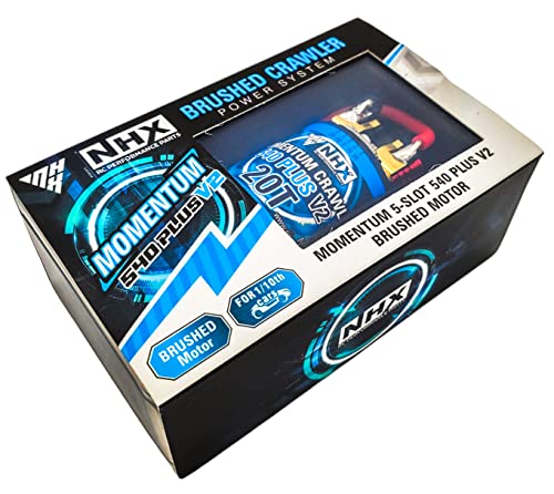 NHX RC Momentum 5-Slot 540 Plus V2 20T Brushed Crawler/Cars Motor