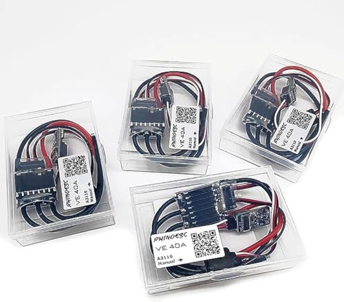 Crawler ESC Brushless AM32 VE40A BEC 5.2~8.2V for 1/10 1/12 Scale Crawler Car Traxxas Axial MOA Ventru RC Crawler Pro Shafty Comp (Crawler ESC VE40A) - color: Crawler ESC VE40A