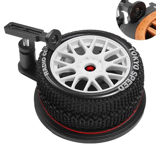 Semi-Automatic Gluer Remote Control Car Tire RC Tire Gluing Tools Suitable for 1/8 1/10 Scale and 40MM and Below Tires. Tires for Crawler/Off-Road/Drift Cars and Racing RC Cars. (Black)