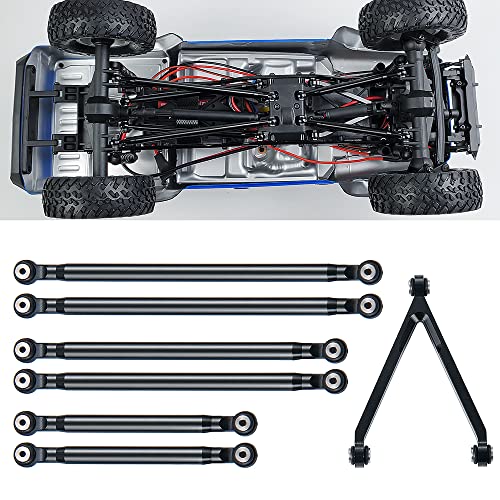 Aluminum Alloy Suspension Links Set Linkage for Axial SCX24 AXI00005 Gladiator Upgrades 1/24 RC Crawler Car