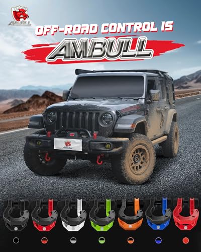 3/4" D Ring Separate Shackles, 52,910lbs Break Strength Easy Open Towing Winch Shackles, Heavy Duty Shackles with 7/8" Screw Pin for Tow Strap Winch Off Road Vehicle Recovery, Blackgreen - color: BlackGreen