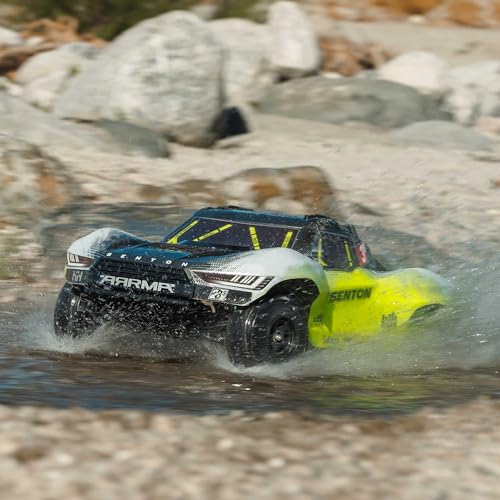 ARRMA RC Truck 1/10 SENTON 4X4 223S BLX BRUSHLESS Short Course Truck RTR (Battery and Charger Not Included) with DSC, Yellow, ARA4303V4T1 - color: Yellow