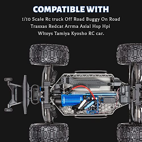 Globact Brushless Motor 3650 4390KV for 1/10 Slash Redcat Arrma Axial HSP | Sensorless, Waterproof