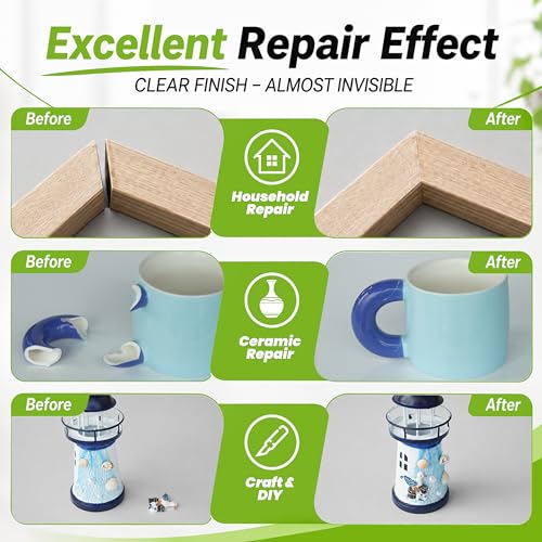 Medium Super Glue Kit, 56.8 Gram (2oz) CA Glue with Anti-Clog Cap & Microtips for Woodworking, 3D Printing, Aquarium, Crafts, Plastic – Instant Cyanoacrylate Adhesive Repair Shoe, Ceramic, Glass - size: 2 oz