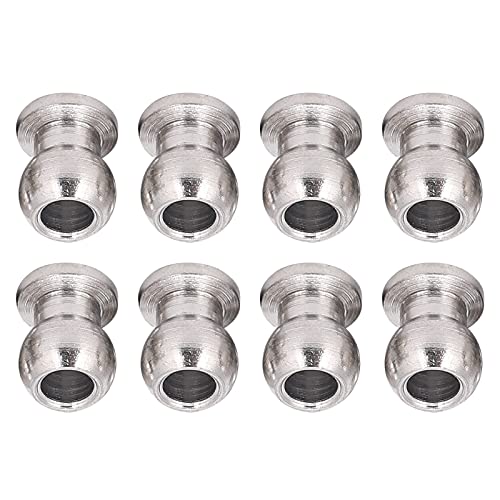 8Pcs Metal RC Car Rod Ends Ball Joint Linkage Compatible with 1/10 Hpi/Hsp/Losi/Axial//Redcat/Himoto/Losi RC Car Model Car Accessories