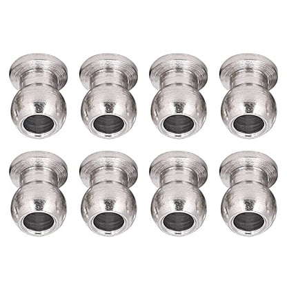 8Pcs Metal RC Car Rod Ends Ball Joint Linkage Compatible with 1/10 Hpi/Hsp/Losi/Axial//Redcat/Himoto/Losi RC Car Model Car Accessories