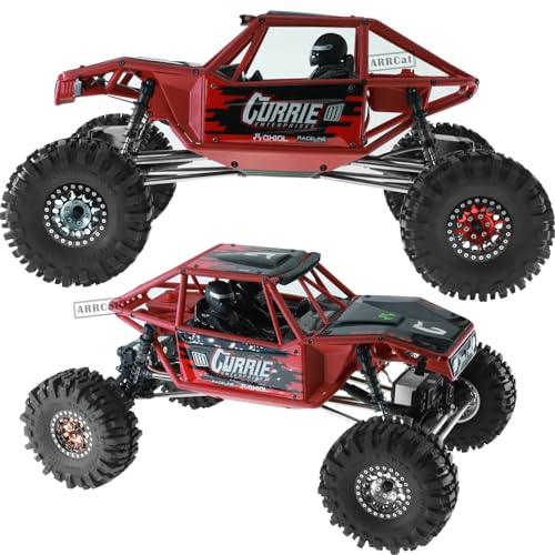 RC 1.9 Beadlock Wheels and Tires for 1/10 SCX10 SCX10 II 90046 SCX10 III AXI03007 SCX10 Pro TRX4 TRX6 Gen7/8 D90 VS4-10 MST CFX RC Crawler Car,Aluminum 1.9 Beadlock Wheel Rims and Tires,Silver - color: Silver for Axial SCX10