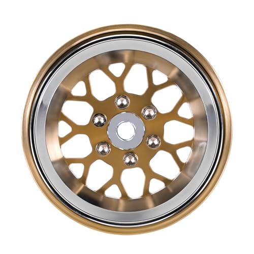 INJORA 1.3" ModuWheel -4.05mm Offset Brass&Aluminum Wheels for 1/18 1/24 RC