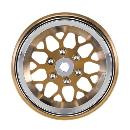 INJORA 1.3" ModuWheel -4.05mm Offset Brass&Aluminum Wheels for 1/18 1/24 RC