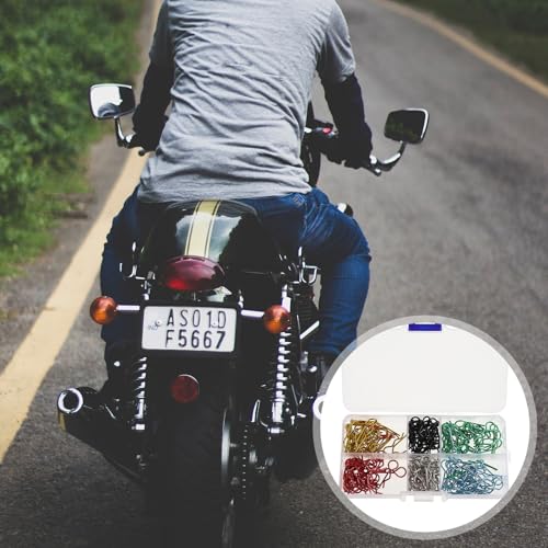 Homoyoyo 10 and 1:12 Scale Rc Cars and Trucks, Metal R Clips with Color-Coded Pull Tabs, Compatible with Gas and Electric Models, Replacement Vehicle Body Shell Accessories