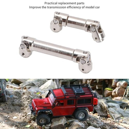Keenso 1/30 RC Crawler Drive Shafts Set, Steel Upgrade Parts for SCX30, High Strength Metal Design, Enhanced Performance for Remote Control Vehicles