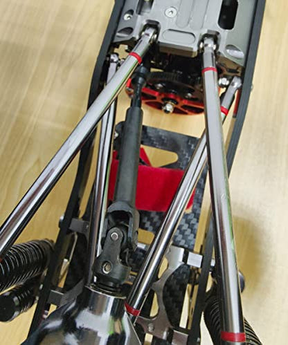 VICRAZZE RC Drive Shaft 97-137mm RC Upgrades for 1/10 RC Crawler Axial SCX10 SCX10-II Redcat D90 Gen7 /Pro RC4WD GEN8(2PCS)