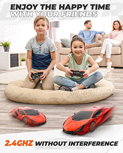 BEZGAR 1:24 Lamborghini Remote Control Car Licensed Lamborghini Sián FKP37 | Official Lambo Replica, 2.4GHz Interference-Free Control, Ideal Toy for Boys 6-8, 8-12 & Adults, Hobby Collectible Model（Red） - color: Lambo-1:24 Lambo Sian(red)