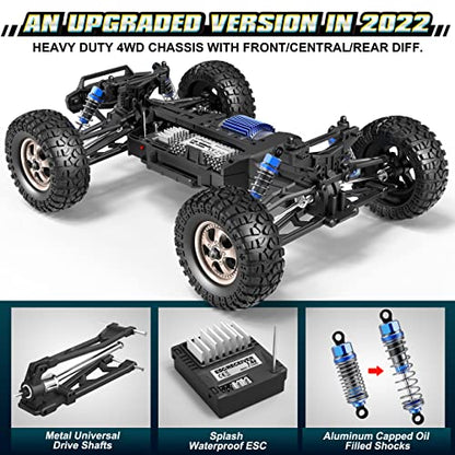 HAIBOXING 2995 RC Truck, 1:12 Scale RC Buggy, 40km/h Off-Road Desert Truck | Full-Aluminum Oil-Filled Shocks, Center Differential, 550 Motor Upgrade Version, Water-Resistant Electronics, Dual Batteries - style: 1:12 Dune Buggy