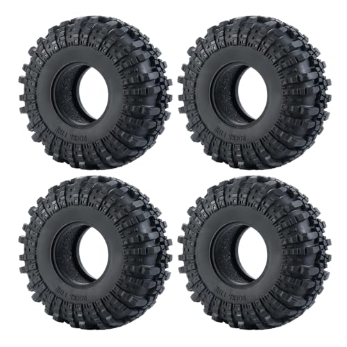 RC-Hub 4pcs 2.2'' Rubber Tires with Foam for 1/10 Axial Wraith 90048 90053 | Wheel Tires OD 137mm,Fits for 90048 90053 RR10 AXI03005,RC Upgrade Parts