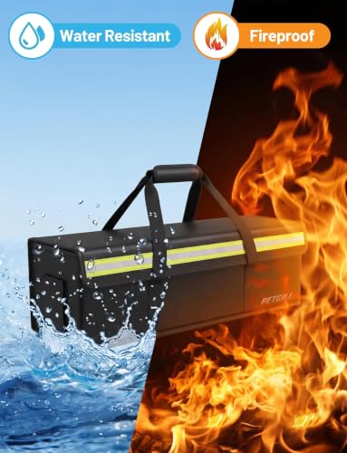 2-Pack (L & M Mixed Sizes) E-Bike Battery Safe Bag - Fireproof Explosionproof Lipo Bag for Ebike Battery Charging and Storage (L: 19.2x5.5x5.9 / M: 16.1x5.5x5.1) - size: L+M 19.2x5.5x5.9Inch+16.1x5.5x5.1Inch