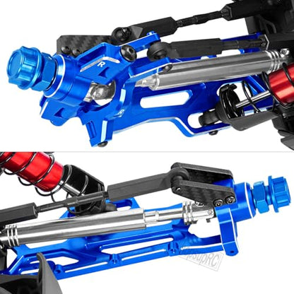 RC Suspension Arms Set&Steering Block Knuckles&Drive Shaft Axles Upgrades Part for 1/10 Kraton Outcast 4S V2 BLX,CVD Driveshafts Suspension Arms Hubs Caster Blocks.Navy Blue(Only Fit V2) - color: Navy Blue(2pcs)