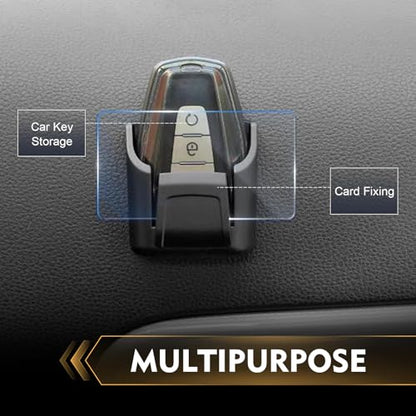 Key Fob Holder, Key Mount Organizer, Multifunctional Organizer Key Remote Mount, Universal Car Accessories (Black) - size: Key Fob Holder (Without Hook)
