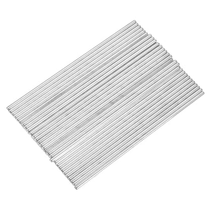 MECCANIXITY 40pcs 2mmx90mm Toys Shaft Round Rod Axles Drive Shaft for DIY RC Car Truck Boat Helicopter Model Part, Silver - size: 2mmx90mm