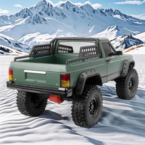 RC Car Hard Body Shell Kit,313mm Wheelbase Cherokee Body Car Shell for 1/10 RC Crawler Axial SCX10 & SCX10 II 90046 90047 TRX4 Kit (Silver Gray,Pickup) - color: Silver Gray ,Pickup B