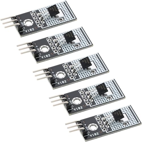 5Pcs LM35DZ High Voltage Analog Temperature Sensor Module for Arduino Smart Car Projects