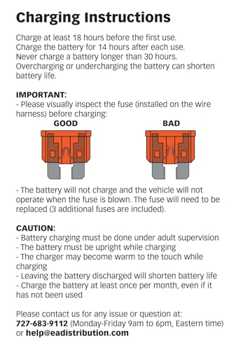 Replacement Battery for Fisher-Price Power Wheels 12-Volt Battery