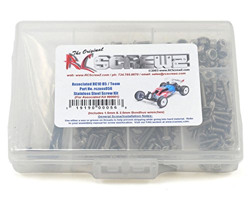 Associated RC10 B5 / Team Stainless Steel Screw Kit