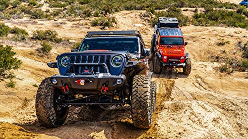 Paramount Automotive 81-20301 07-21 Jeep Wrangler JK/JL & 2020 Gladiator Guardian Mid-Width Front Bumper