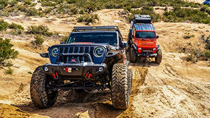 Paramount Automotive 81-20301 07-21 Jeep Wrangler JK/JL & 2020 Gladiator Guardian Mid-Width Front Bumper