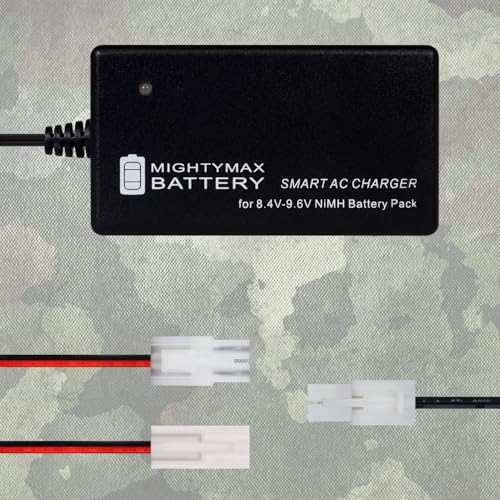 Mighty Max Battery 9.6V 2000mAh Battery for XMODS Custom RC 1:16 Scale Buggy Kit + Charger