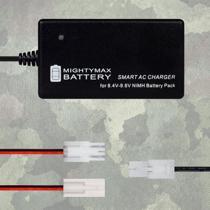 Mighty Max Battery 9.6V 2000mAh Battery for XMODS Custom RC 1:16 Scale Buggy Kit + Charger