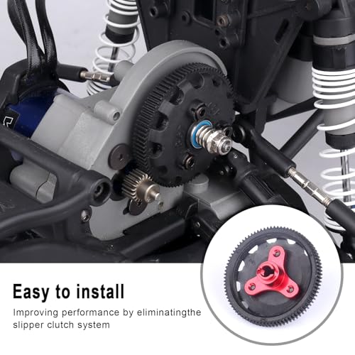 RC Slipper Clutch Eliminator for Traxxas 1/10 Slash 2WD Stampede Bandit Rustler VXL XL5 Transmissions Gearbox Case Upgrades (Red) - color: Red