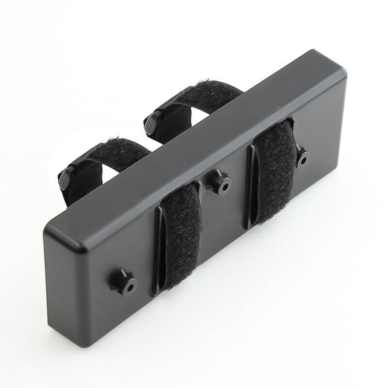 Black Battery Box Tray Case Compatible with 1/10 1/8 RC Crawler Axial SCX10 D90 TRX4 (2 PCS) - style: 2 PCS