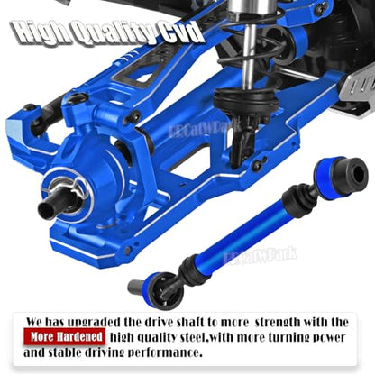 RC Upgrades Part for 1/10 WideMaxx,Model# 89086-4,Suspension Arms,Caster Block,Steering Blocks,Rear Stub Axle Carriers,Drive Shaft Axles,Camber Links,Tie Rod & Servo Horn,Navy Blue - color: Navy Blue - (Rc Upgrades)