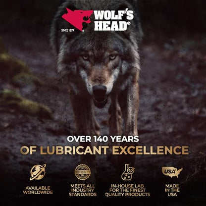 Wolf’s Head Red Grease NLGI #2 (836-88301-91) Premium Tacky Red Grease for Long-Lasting Lubrication, High Temp Protection & Heavy Duty Wheel Bearing/Chassis Use – Made in USA – 14 oz Tube, Pack of 10 - size: 14 Ounce Tube (Pack of 10)