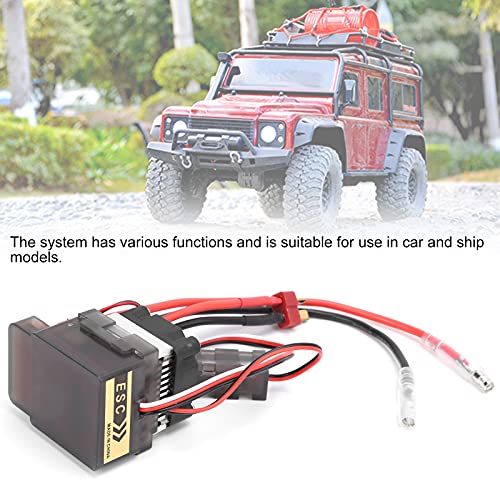 RC Brushed ESC,320A Two-Way with Brake Cooling Fan Two-Way Brushed ESC for RC Cars Boats Models Vehicles