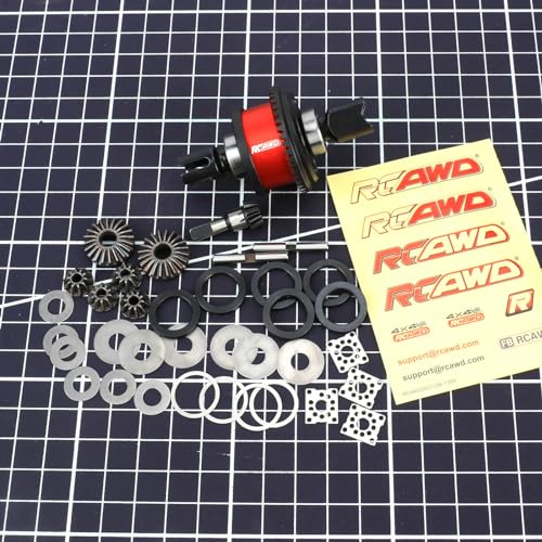 RCAWD 40Cr Front Rear 43T Diff Set & 10T Main Input Gear for ARRMA 6S Felony Fireteam Infraction Mojave Kraton Notorious Outcast Talion Typhon 6S & Limitless Roller Upgrade Part #ARA310990#ARA310979