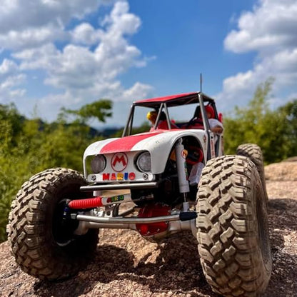 Aluminum Offset Straight Axle with Panhard Mount for Vanquish VS4-10 SCX10 II 1/10 RC Crawler Cheater Rigs (Black Front Rear) - color: Black Front Rear