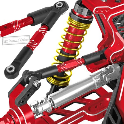 RC Suspension Arms & Mounts,Caster Blocks,Steering Block,Stub Axle Carriers,Turnbuckles Upgrades Part for 1/10 Slash/Rustler/Stampede/Jat0 4x4(VXL),Hoss 4x4 VXL,Red - color: Red(1set)