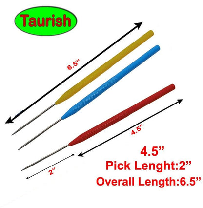 Deluxe Titanium Soldering Pick 3 Pieces Set, 6-1/2 Inches