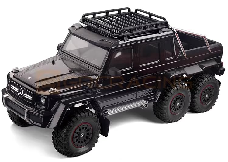 Carbon Hybrid Nylon Plastic Realistic Roof Rack for 1/10 RC Crawler TRX-4 TRX-6 axial scx10 Remanufactured Parts (G172FB(Medium)) - color: G172fb (Medium)