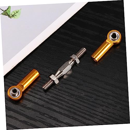 6Pcs Turnbuckle Rod Linkage for Epxhsp Racing Hpi Truck Buggy Upgrade Parts Construction Yellow - color: Yellow