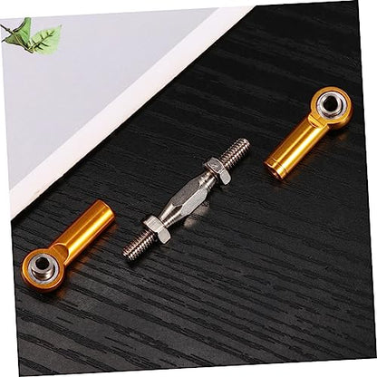 6Pcs Turnbuckle Rod Linkage for Epxhsp Racing Hpi Truck Buggy Upgrade Parts Construction Yellow - color: Yellow