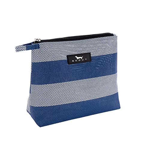 SCOUT Go Getter Pouch- Water-Resistant, Toiletry Bag - Nassau Navy | Features a convenient finger loop and zips closed. Folds flat, and easily wipes clean. Perfect for the beach and pool - color: Nassau Navy