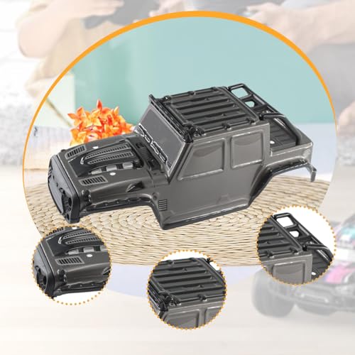 Colaxi 1/16 RC Car Shell Body Cover for 16103 RC Vehicle, PP Plastic Replacement Shell, 28 x 11.5 cm