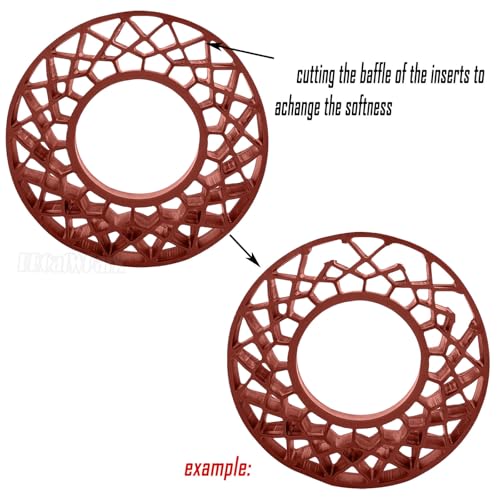 RC 1.9" Waterproof Silicone Wheel Tires for 1/10 RC Crawler Car,SCX10 TRX4 Capra RXB10 TF2 Gen7 Gen8,BRCatWPark RC 1.9" Tires Waterproof Inner Filler,Brown